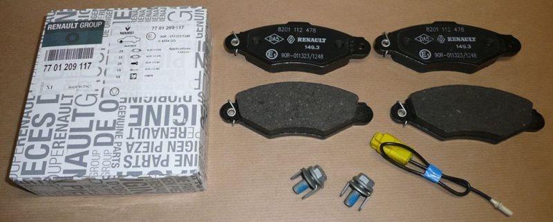 Klocki hamulcowe Renault Kangoo przód