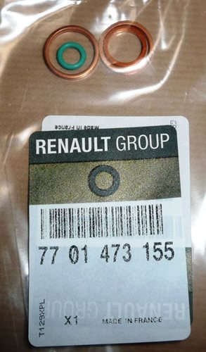 Uszczelki przewodu turbo Renault 1.9 Dci