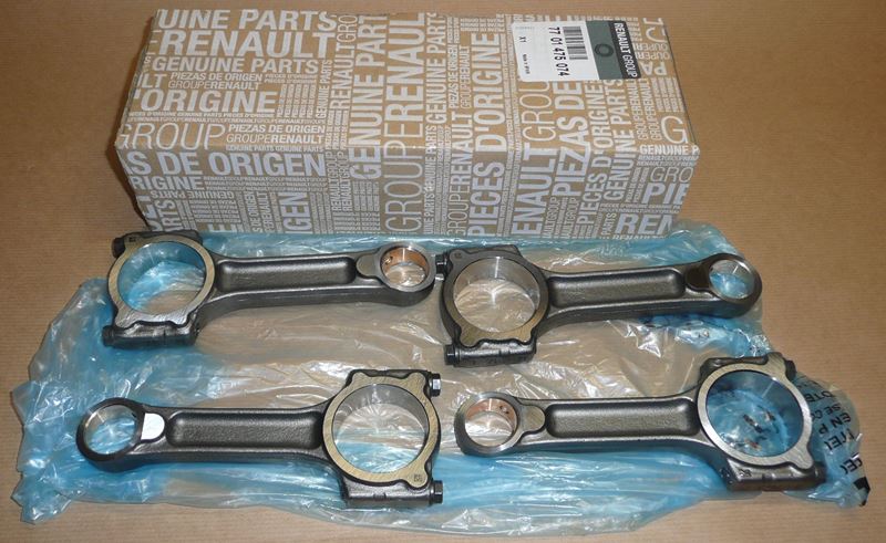 Korbowody komplet 4 sztuki Renault 1.5 Dci