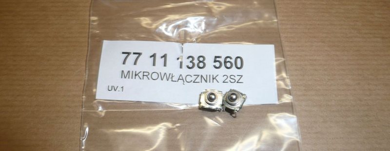 Mikrowłącznik klamki Renault Megane II