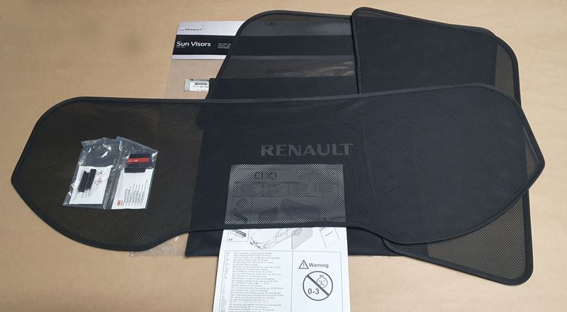 Zasłony przeciwsłoneczne Renault Clio V