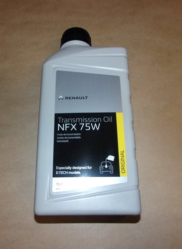 Olej do skrzyni biegów NFX 75W Oryginał Renault 1L