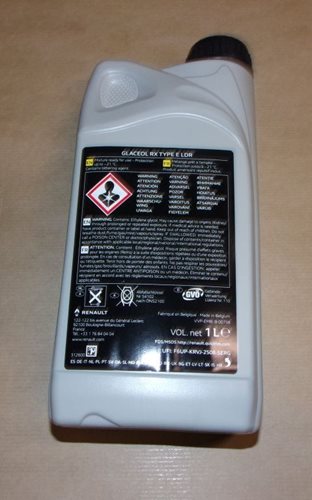 Płyn do chłodnicy Renault RX Type D 1L -21°C