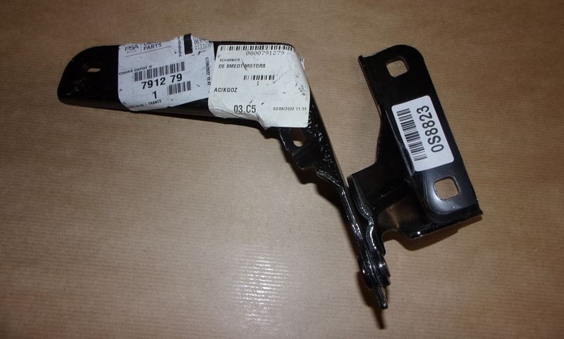 Zawias maski pokrywy silnika Citroen C4 prawy