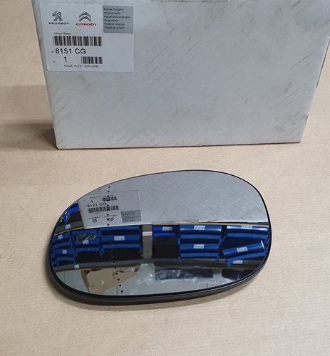 Wkład Lusterka Lewy Oryginał Peugeot 206