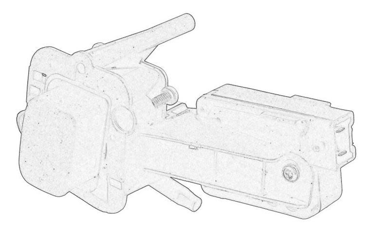 Zamek drzwi Renault Trafic II 2 PIN tył