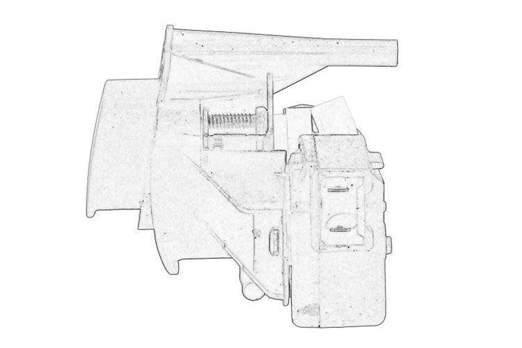 Zamek drzwi Renault Trafic II 2 PIN tył