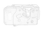 Zamek drzwi Renault Trafic II 8 PIN tył