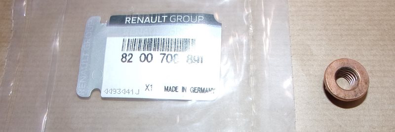 Nakrętka kolektora wydechowego Renault Dacia