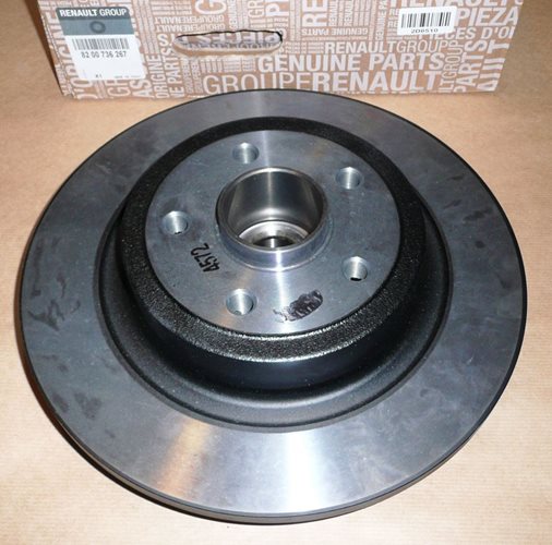 Tarcza hamulcowa Renault Clio III tył ABS02