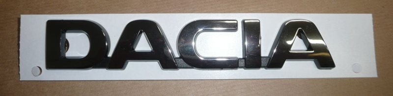 Emblemat Dacia napis tył