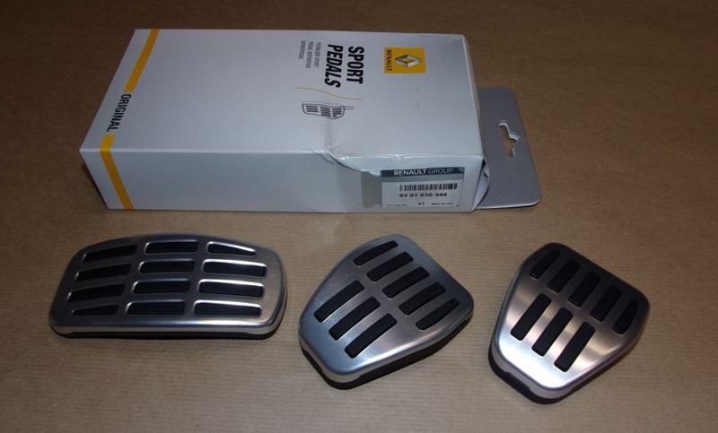 Gumy pedałów Renault Scenic IV komplet 3 sztuki