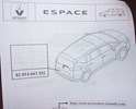 Mata wykładzina bagażnika Renault Espace V
