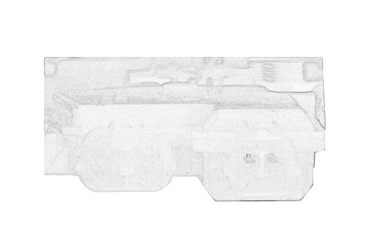 Zamek drzwi przesuwnych Renault Master III prawy