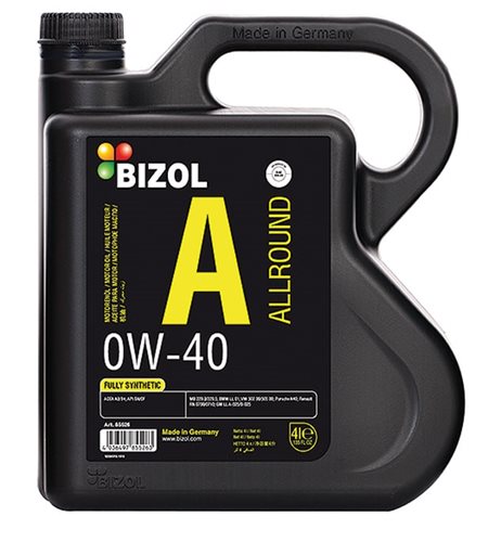 OLEJ BIZOL ALLROUND 0W-40 4L A3/B4 LL 01