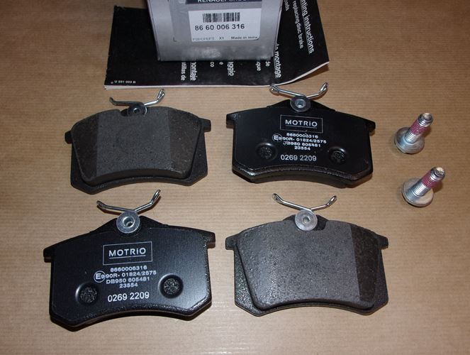 Klocki hamulcowe Renault Megane III tył