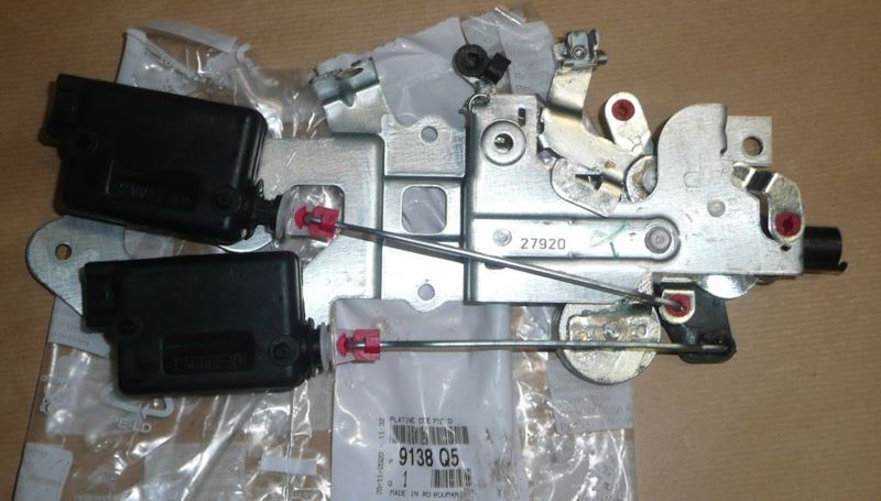 Zamek drzwi przesuwnych Citroen C8