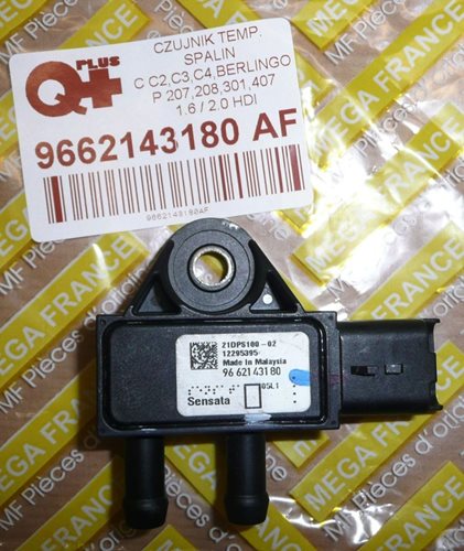 Czujnik ciśnienia spalin Citroen C2 C3 Peugeot 207 2008