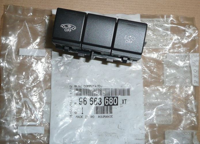 Przyciski sterowania Citroen C3 III ESP ECO