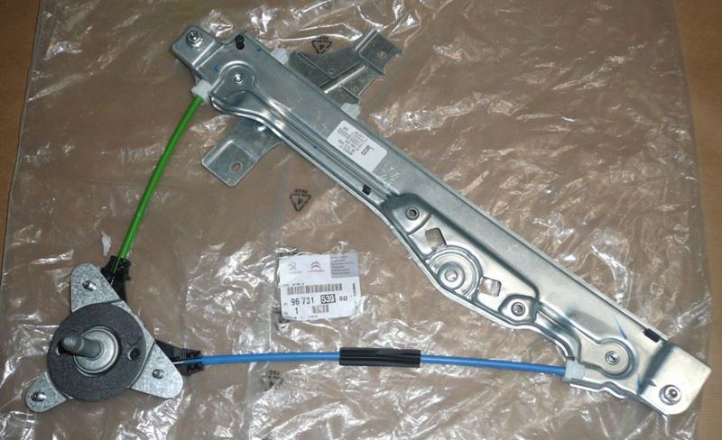 Podnośnik szyby elektryczny Peugeot 208 2008 lewy tył