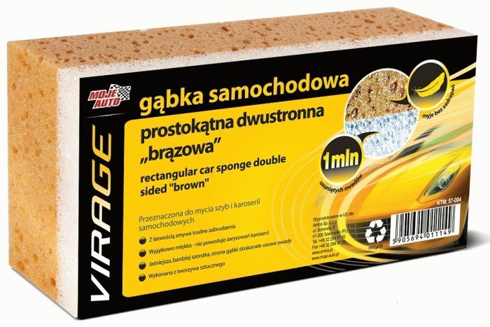 GABKA SAMOCHODOWA PROSTOKATNA DWUSTRONNA