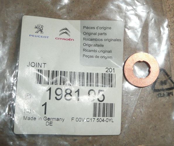 Podkładka wtrysku Citroen C4 II Peugeot 301 1.6 Hdi