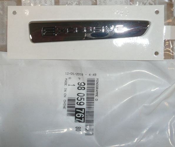 Emblemat Citroen C Elysee Exclusive
