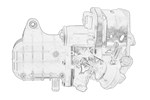 Zawór EGR (z chłodnicą) CITROEN C4 GRAND PICASSO II, C4 II, C4 PICASSO II, C4 SPACETOURER, C5 AIRCROSS, C5 III, DS4, DS5, GRAND C4 SPACETOURER, JUMPER, JUMPY, SPACETOURER  DS DS 4, DS 5 2.0D 04.09-