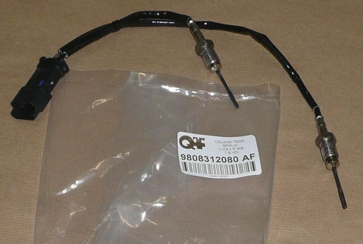 Czujnik temperatury spalin Citroen C4 II Peugeot 308 1.6 HDI