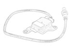 Sonda czujnik tlenku azotu NOx Citroen Berlingo C4 Peugeot 208 1.6 HDi