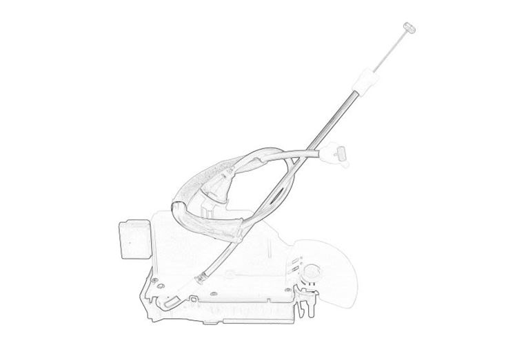Zamek drzwi Peugeot 208