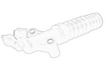 Siłownik sprzęgła pasuje do: CITROEN C3 II, C3 III, C4 CACTUS, DS3  PEUGEOT 208 I 1.2-1.6D 11.09-