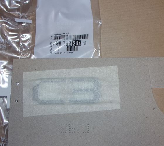 Emblemat Citroen C3 III