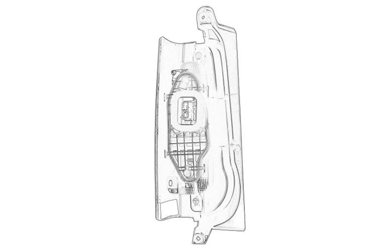 Lampa tylna zespolona Citroen Berlingo III prawa