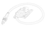 Sonda czujnik tlenku azotu NOx Citroen Berlingo C3 Peugeot 208 2008 301