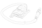 Sonda czujnik tlenku azotu NOx Citroen C5 X7 Peugeot 3008 5008 1.6 HDi