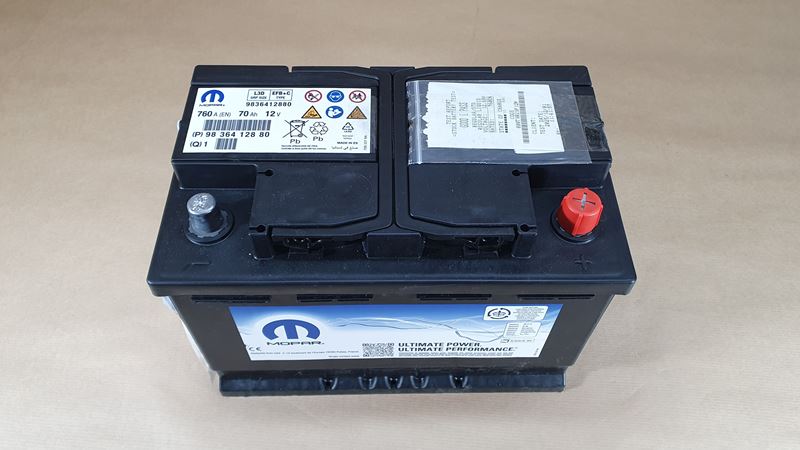 Akumulator 70Ah AGM Oryginał Opel Crossland X
