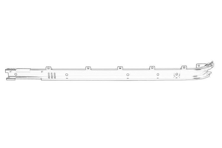 Prowadnica drzwi przesuwnych Citroen Jumpy IV prawa