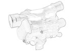 Obudowa termostatu Citroen C5 X7 2.0/2.2 Hdi