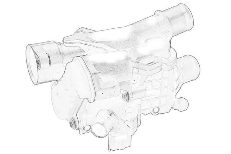 Obudowa termostatu Citroen C5 X7 2.0/2.2 Hdi