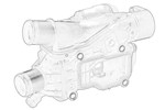 Obudowa termostatu Citroen C5 X7 2.0/2.2 Hdi