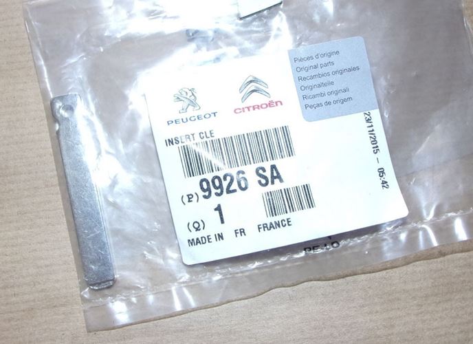 Grot kluczyka Citroen C3 Pluriel