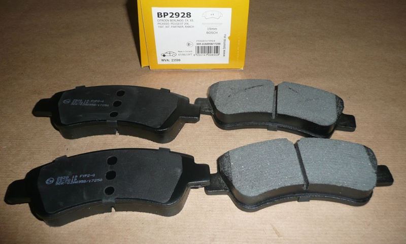 Klocki hamulcowe Citroen Berlingo Citroen Xsara Peugeot 206 BSC