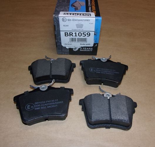 Klocki hamulcowe Citroen C5 III Peugeot 407 607 tył