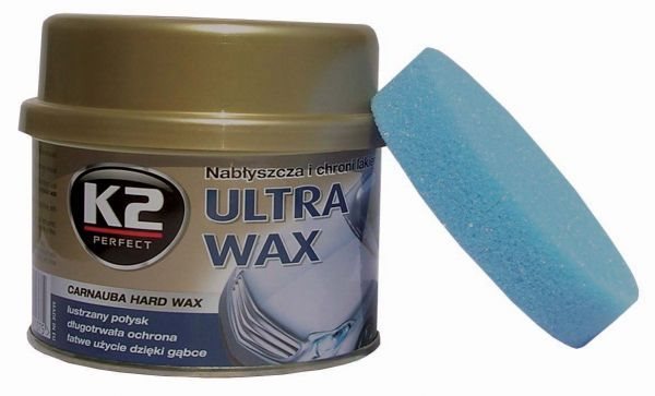 WOSK TWARDY CARNAB.Z GĄBKĄ  K2 250ML ULT