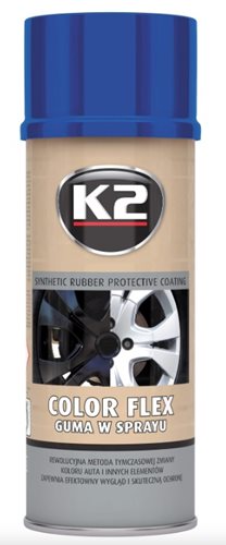 GUMA W SPRAYU NIEBIESKA K2 400ML COLOR F