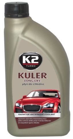 Płyn do chłodnic K2 Kuler Czerwony G12 1L -35°C