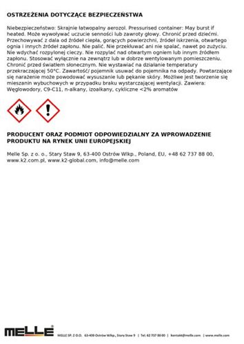 PENETRANT DO ŚRUB VULCAN  K2 500ML AEROZ