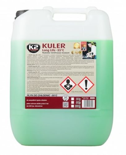 Płyn do chłodnic K2 Kuler Zielony 20kg -35°C
