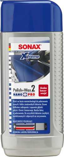WOSK ŚCIERNY SONAX POLISH&WAX 2 HYBRID N